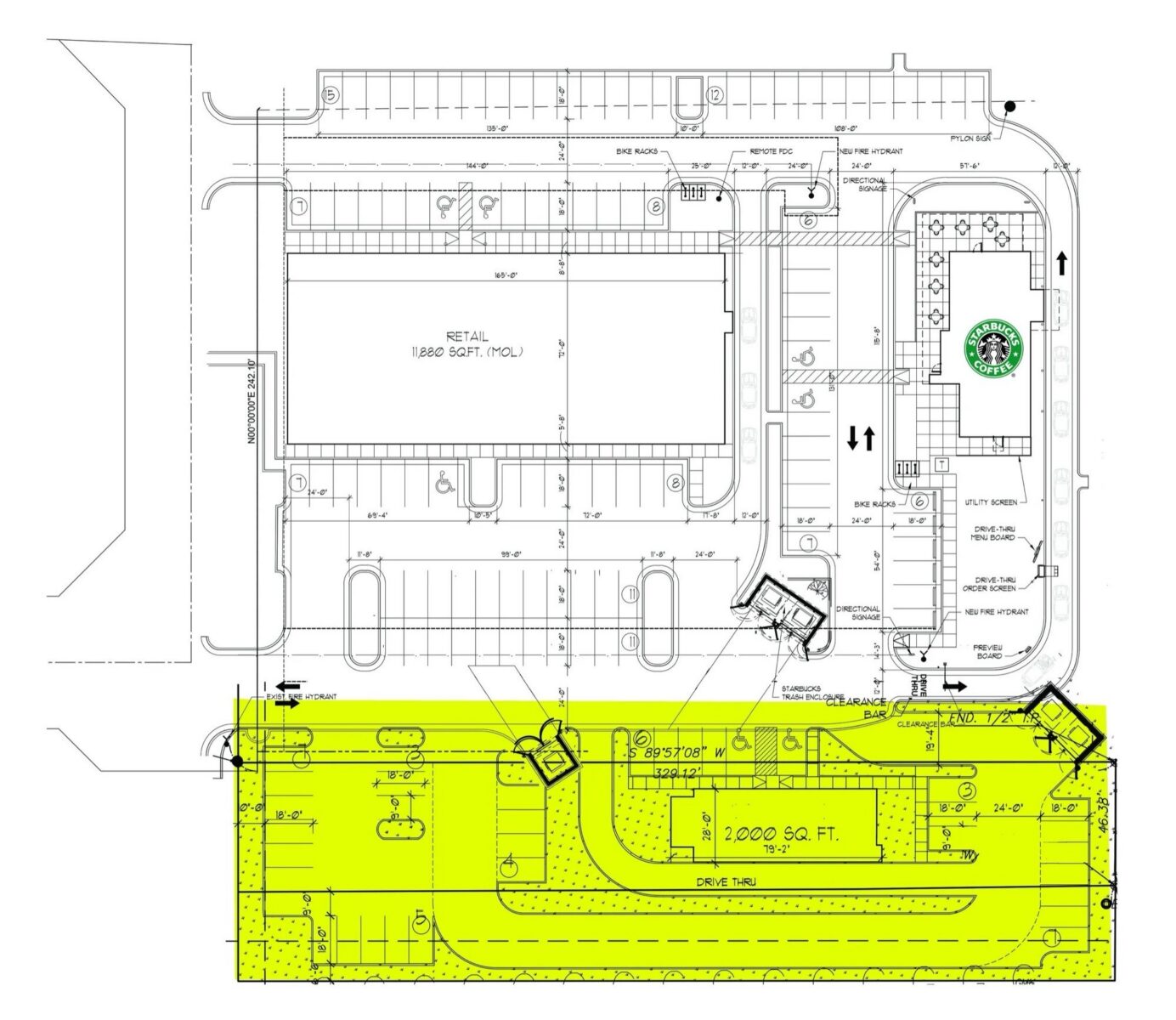 Shoppes at East Covell site plan