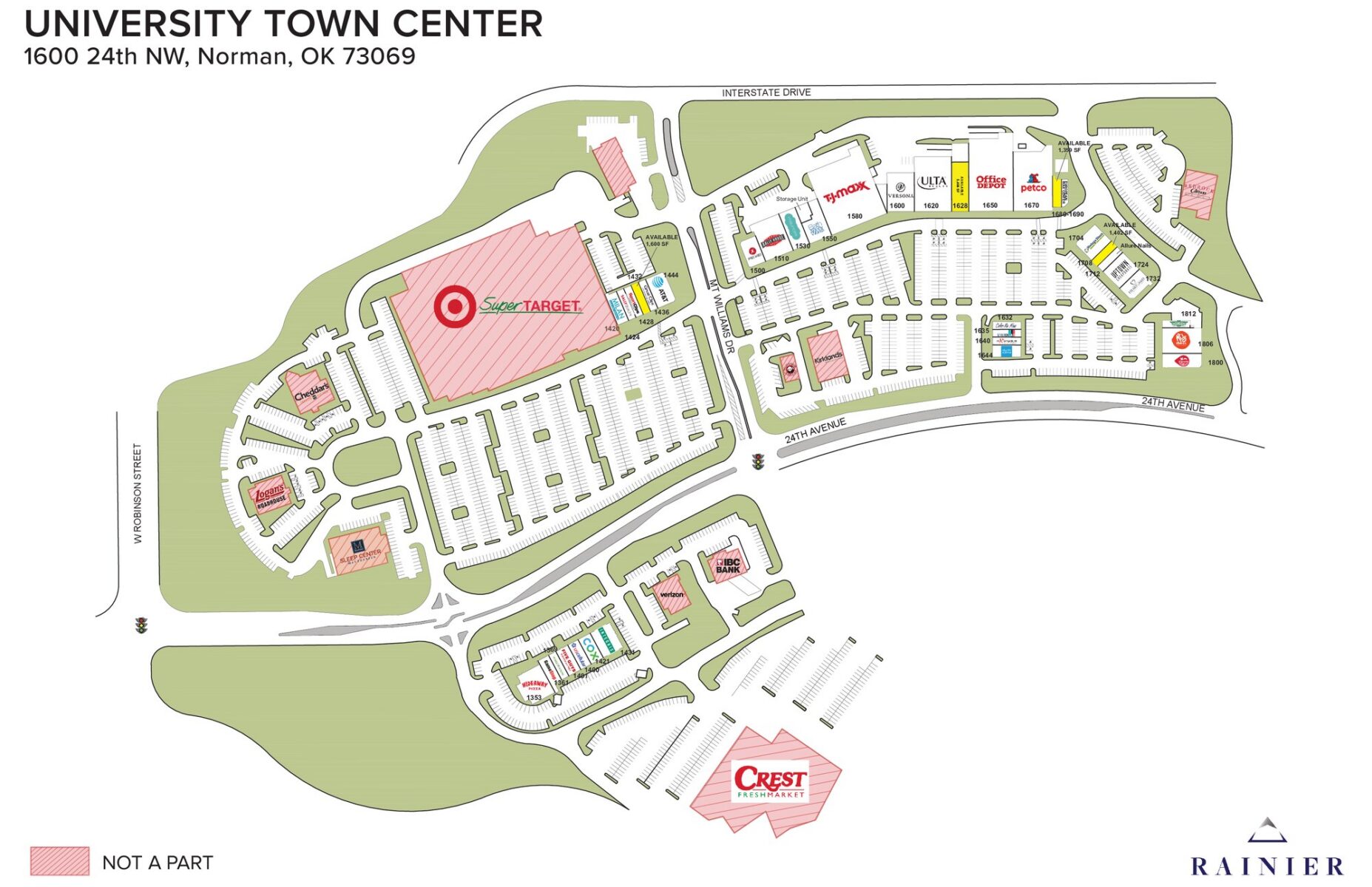 University Town Center site plan
